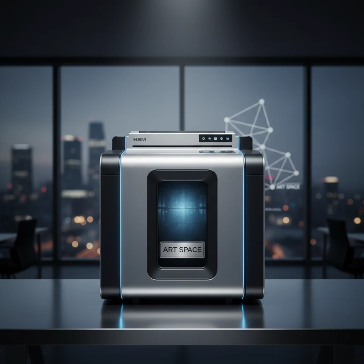 Аренда Шредер уничтожитель HSM Securio P40 1х5 мм в ресторане «Высота 5642» — ART SPACE