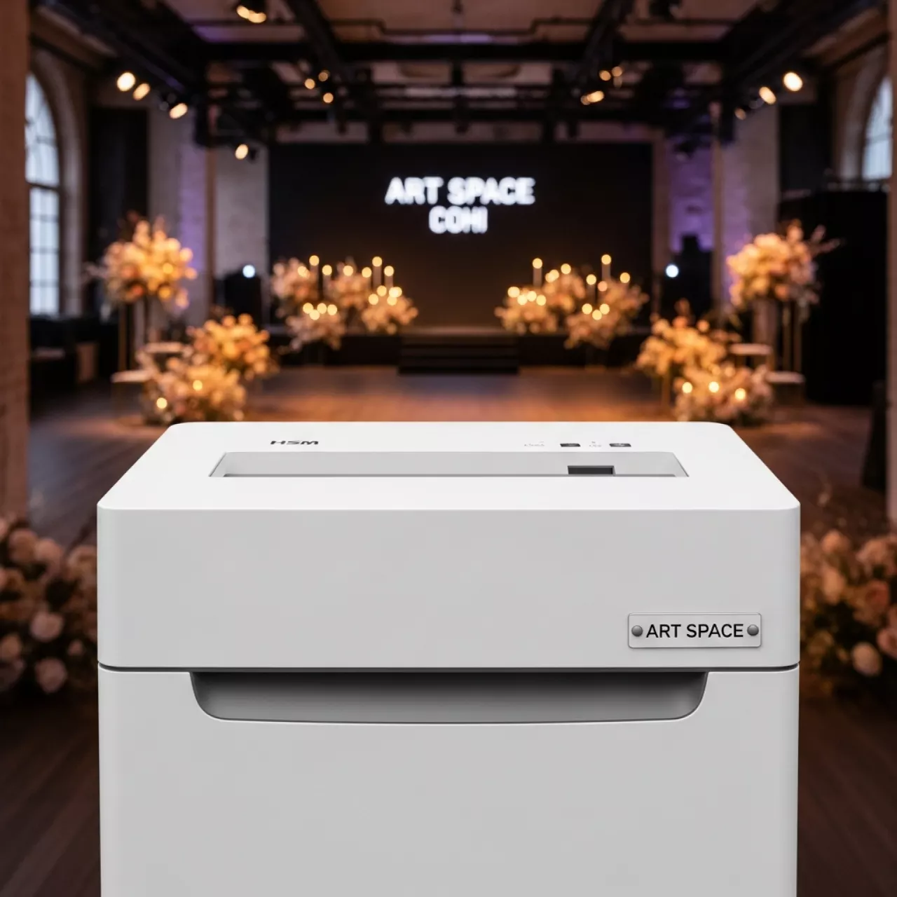 Аренда Шредер уничтожитель HSM Securio P40i 4,5х30 мм в Гранд Отель Сочи — ART SPACE