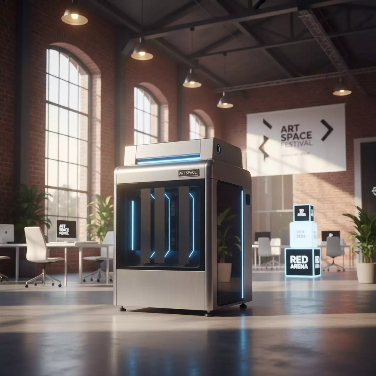 Аренда Шредер уничтожитель HSM Securio P40i 5,8 мм в Red Arena — ART SPACE