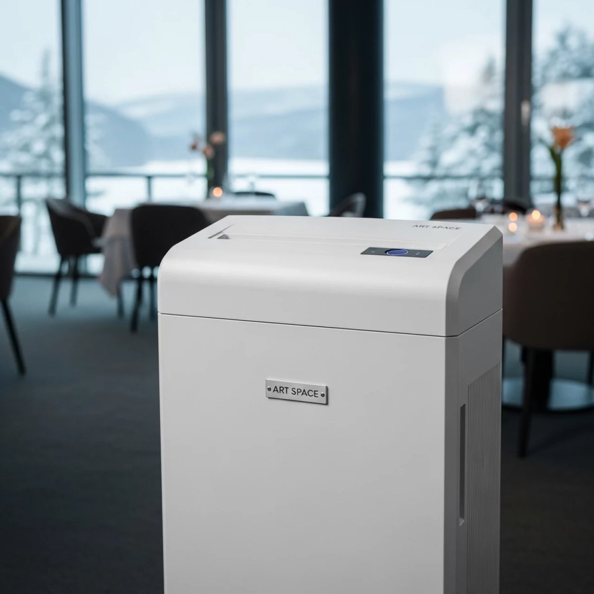 Аренда Шредер уничтожитель HSM Securio P44i 0,78х11 мм в ресторане «La Terrazza» — ART SPACE