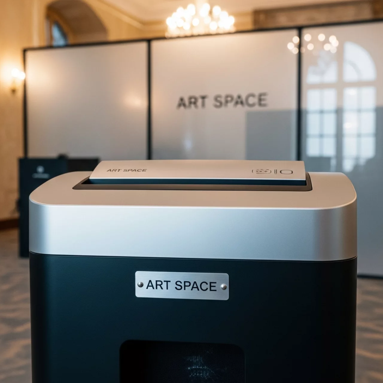 Аренда Шредер уничтожитель Ideal 2604CC 2х15 мм с масленкой в отеле «Богатырь» — ART SPACE