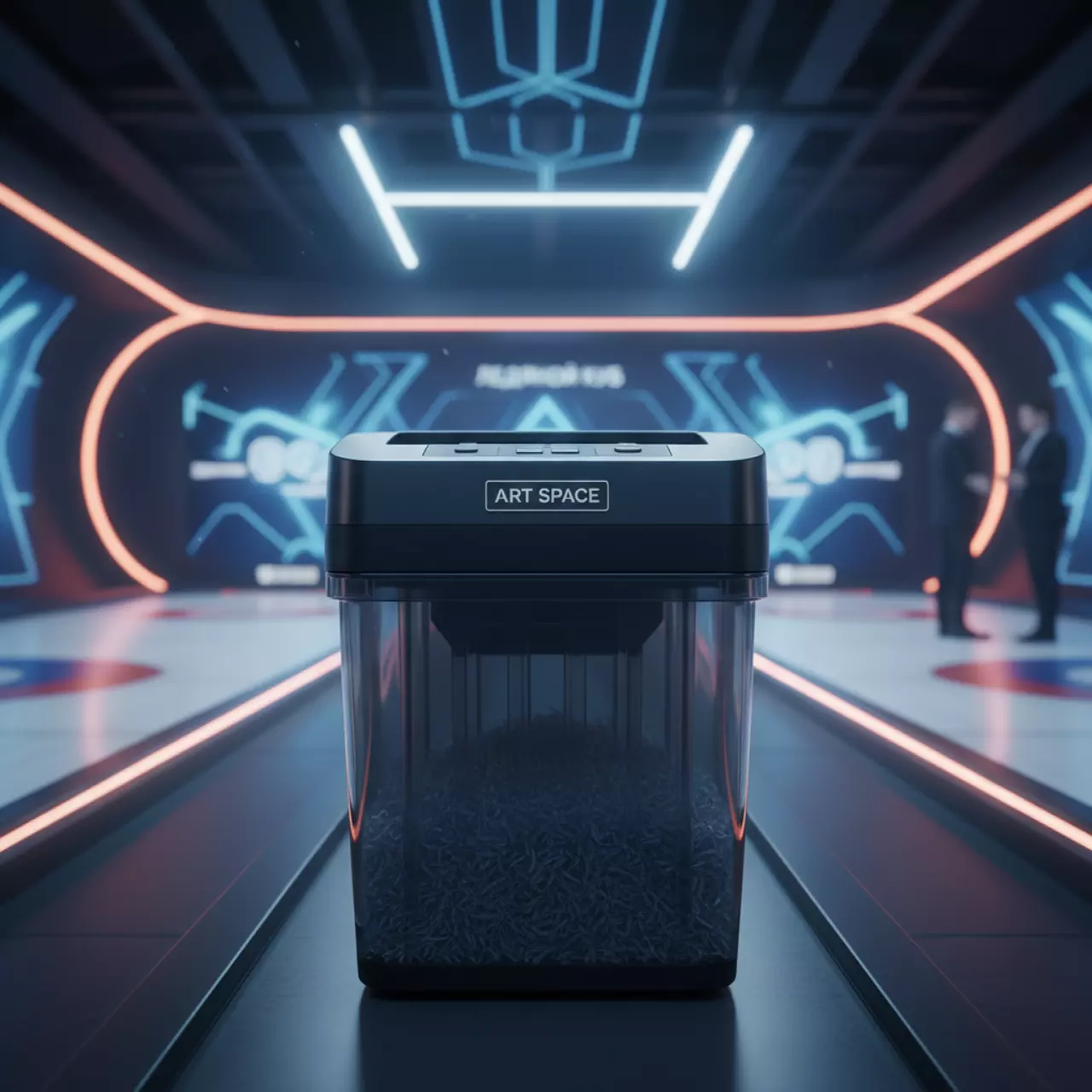 Аренда Шредер уничтожитель Ideal 2604MC 0,8х12 мм в Керлинговом центре «Ледяной куб» — ART SPACE