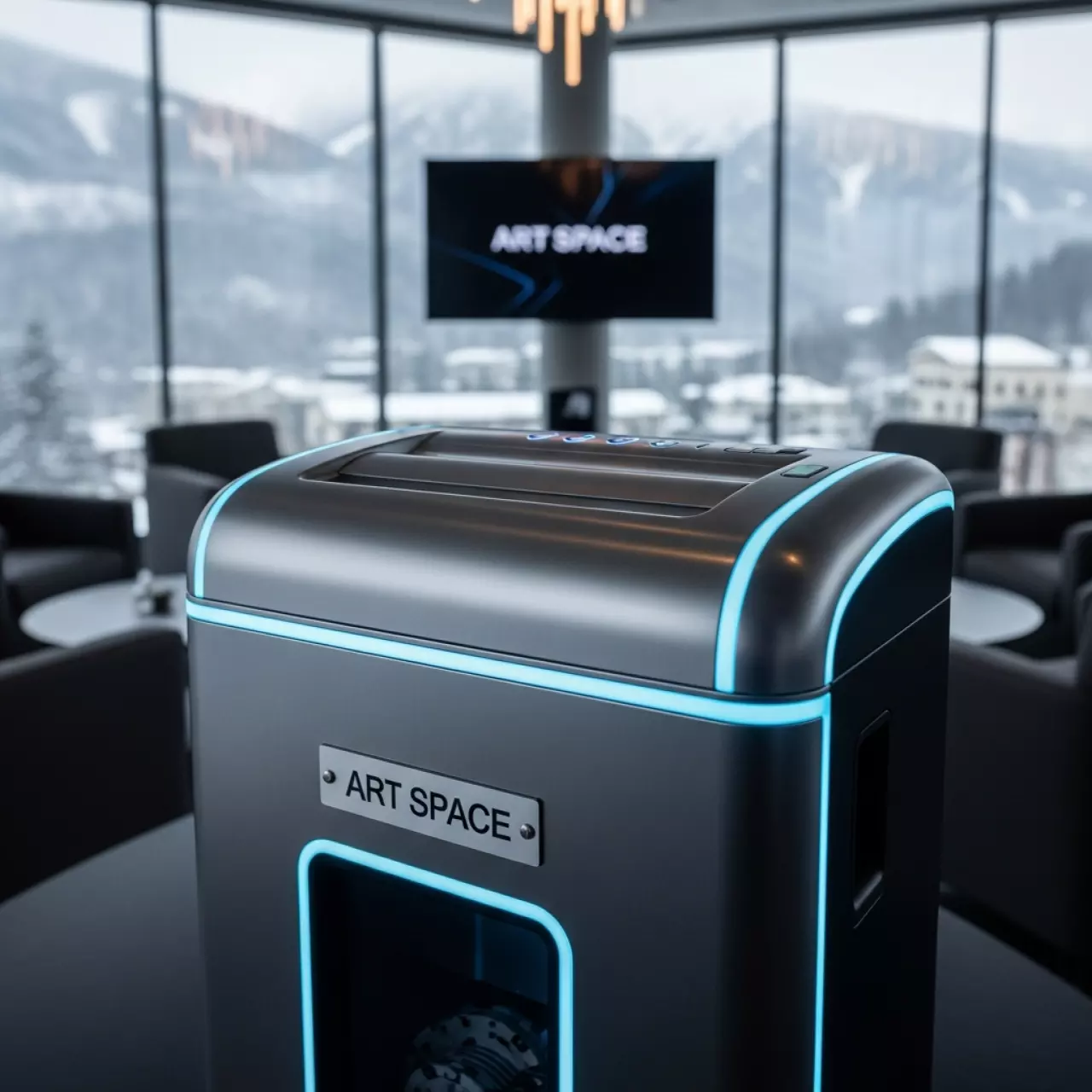 Аренда Шредер уничтожитель Ideal 3104 CC 4х40 мм в Гранд Отель Поляна — ART SPACE