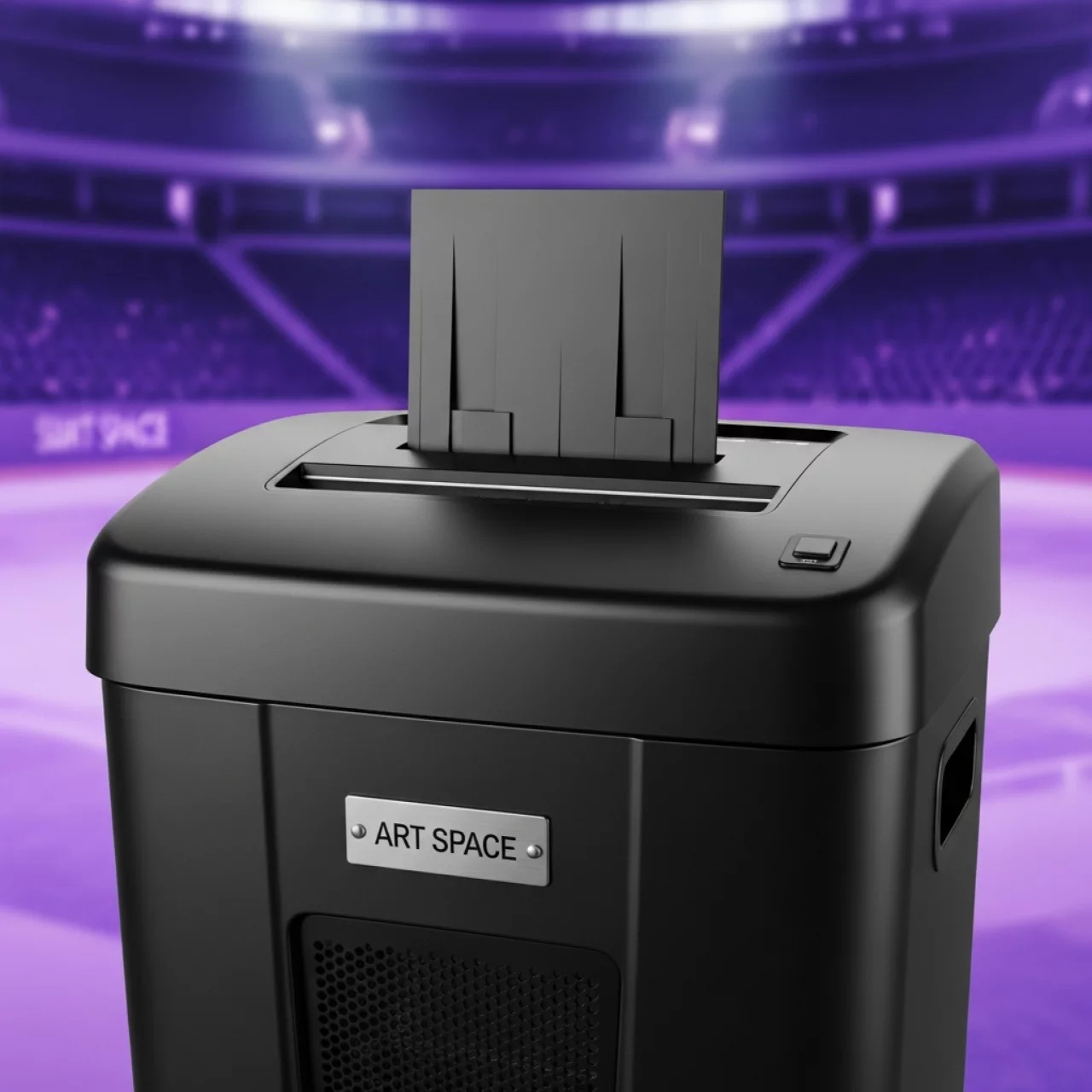 Аренда Шредер уничтожитель Ideal 4005 MC 0,8х12 мм в ледовой арене «Шайба» — ART SPACE