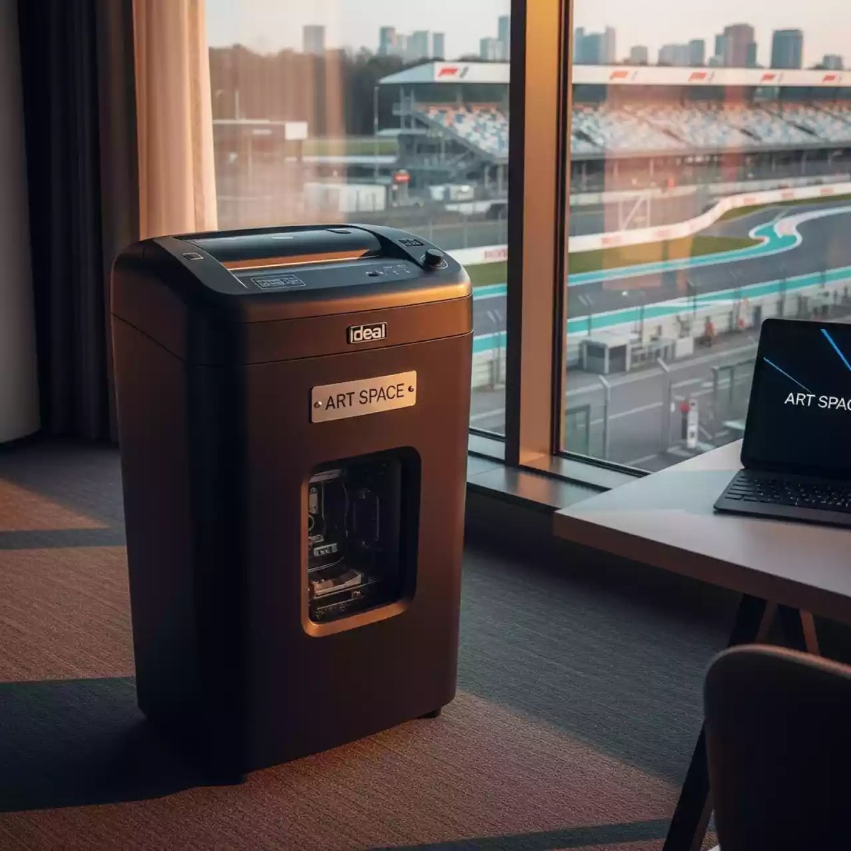 Аренда Шредер уничтожитель Ideal 4108 6 мм в Сочи Парк Отеле — ART SPACE