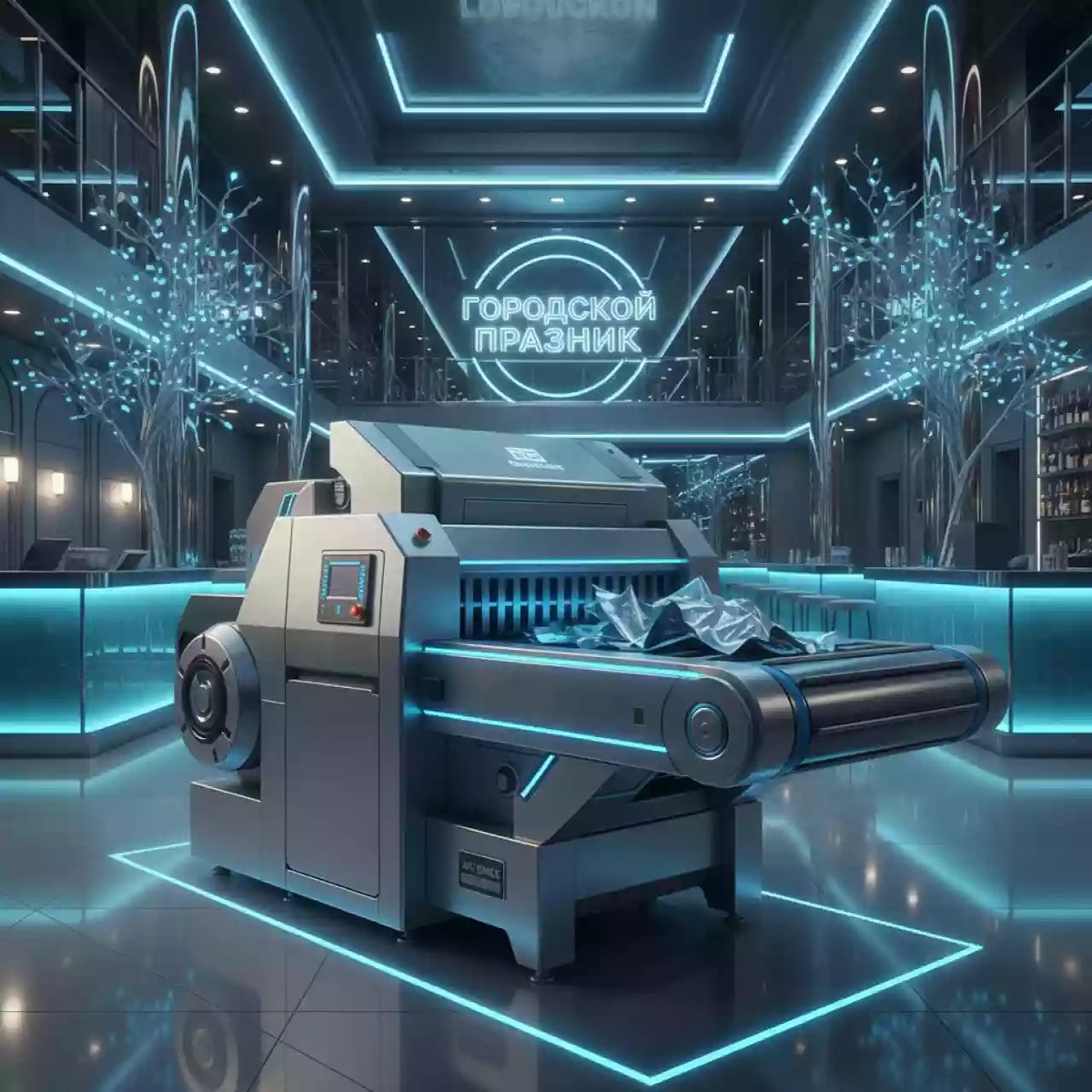 Аренда Шредер уничтожитель Ideal 4108 CC 6х50 мм в ресторане «Плакучая Ива» — ART SPACE