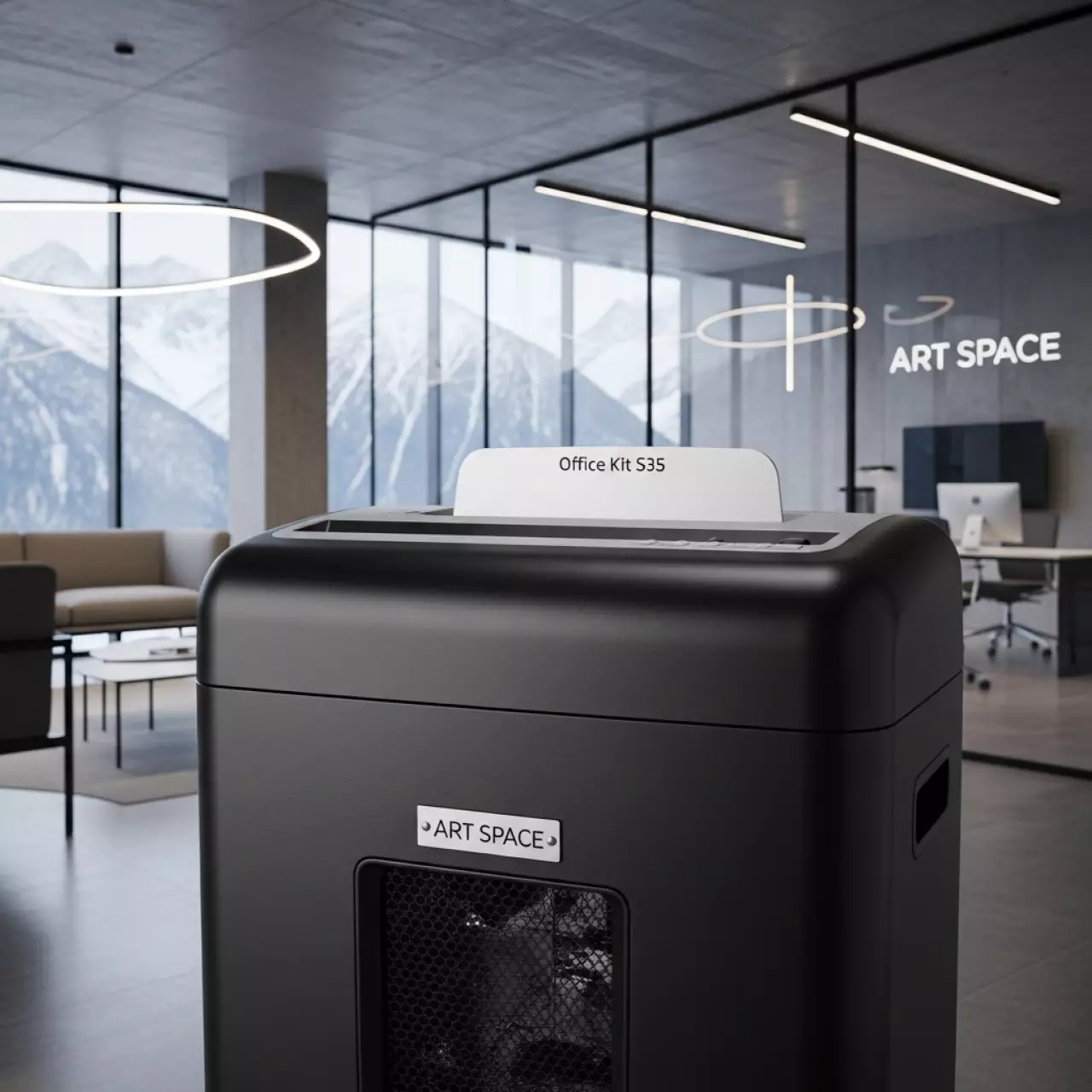 Аренда Шредер уничтожитель Office Kit S35 4х40 мм в Novotel Resort — ART SPACE