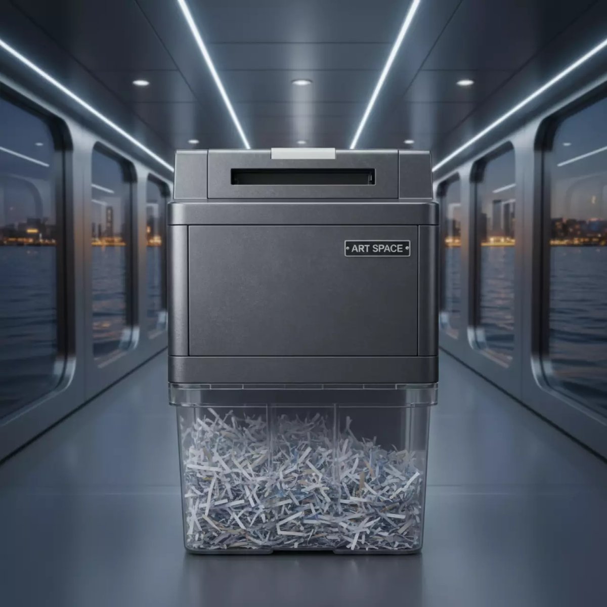 Аренда Шредер уничтожитель ProfiOffice Piranha EC 5 CC 4х39 мм на теплоходе «Дагомыс» — ART SPACE