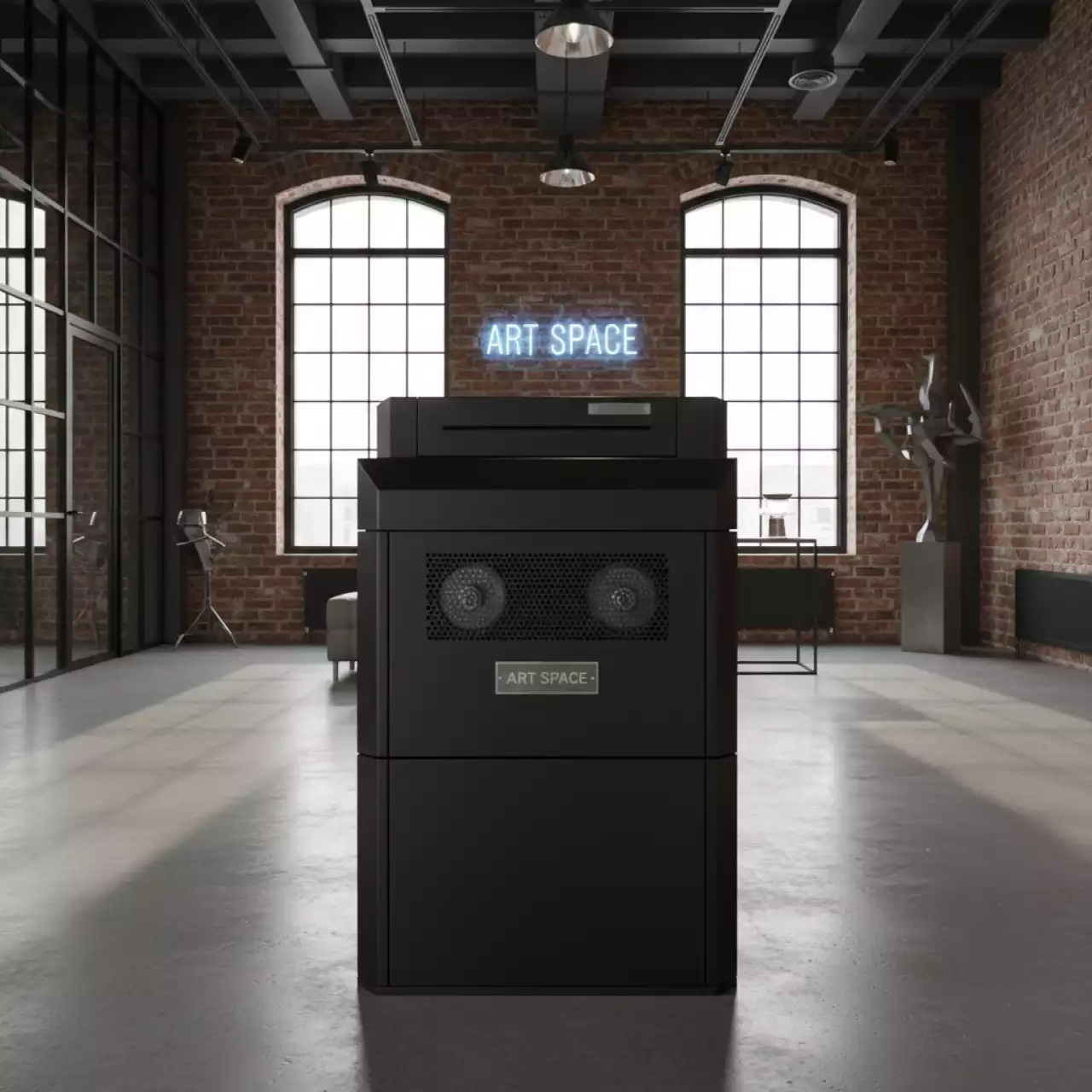 Аренда Шредер уничтожитель ProfiOffice Piranha EC 7 CC 4х18 мм в Boutique Hotel PORTUM 1905 — ART SPACE