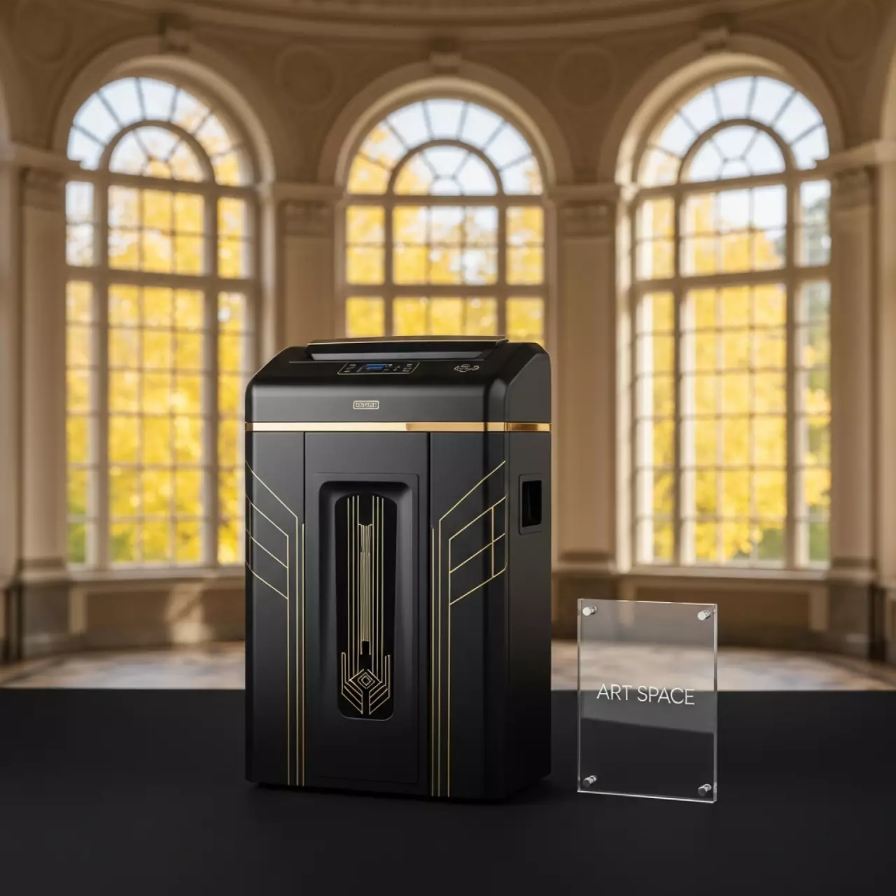 Аренда Шредер уничтожитель Rexel Optimum Auto 100X 4х28 мм в санатории «Сочи» — ART SPACE