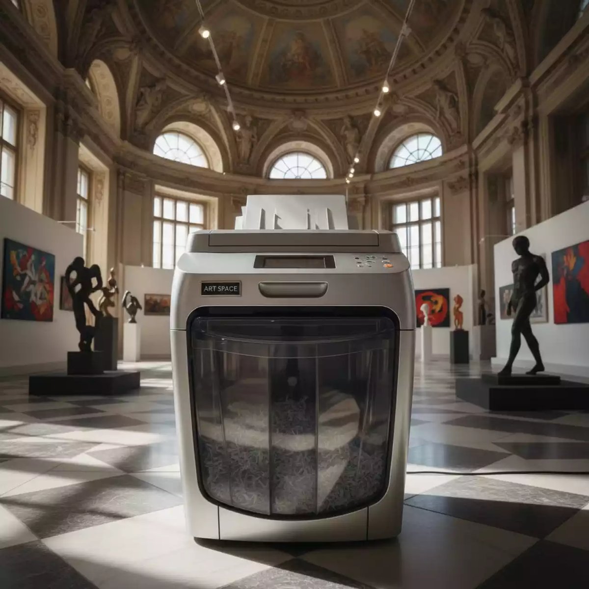 Аренда Шредера Kobra 310 TS AF HS 6 E S с автоподачей в Зимнем театре — ART SPACE