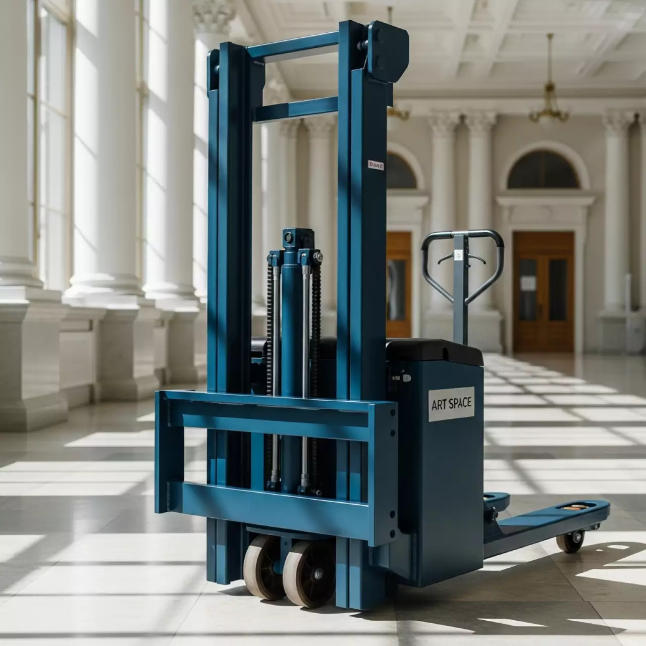 Аренда Штабелер гидравлический ручной Tisel HSD 1016 в санатории «Русь» — ART SPACE