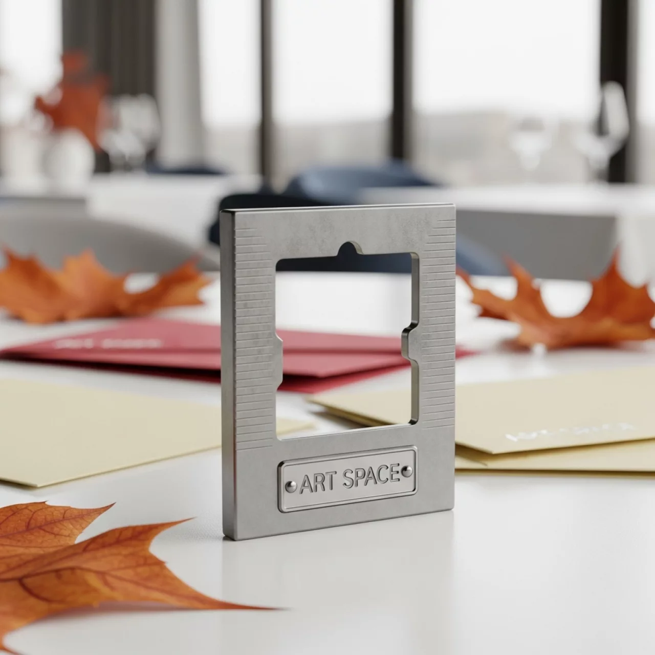 Аренда Штанцформа Paperfox для вырубки визитницы в ресторане «Паруса» — ART SPACE