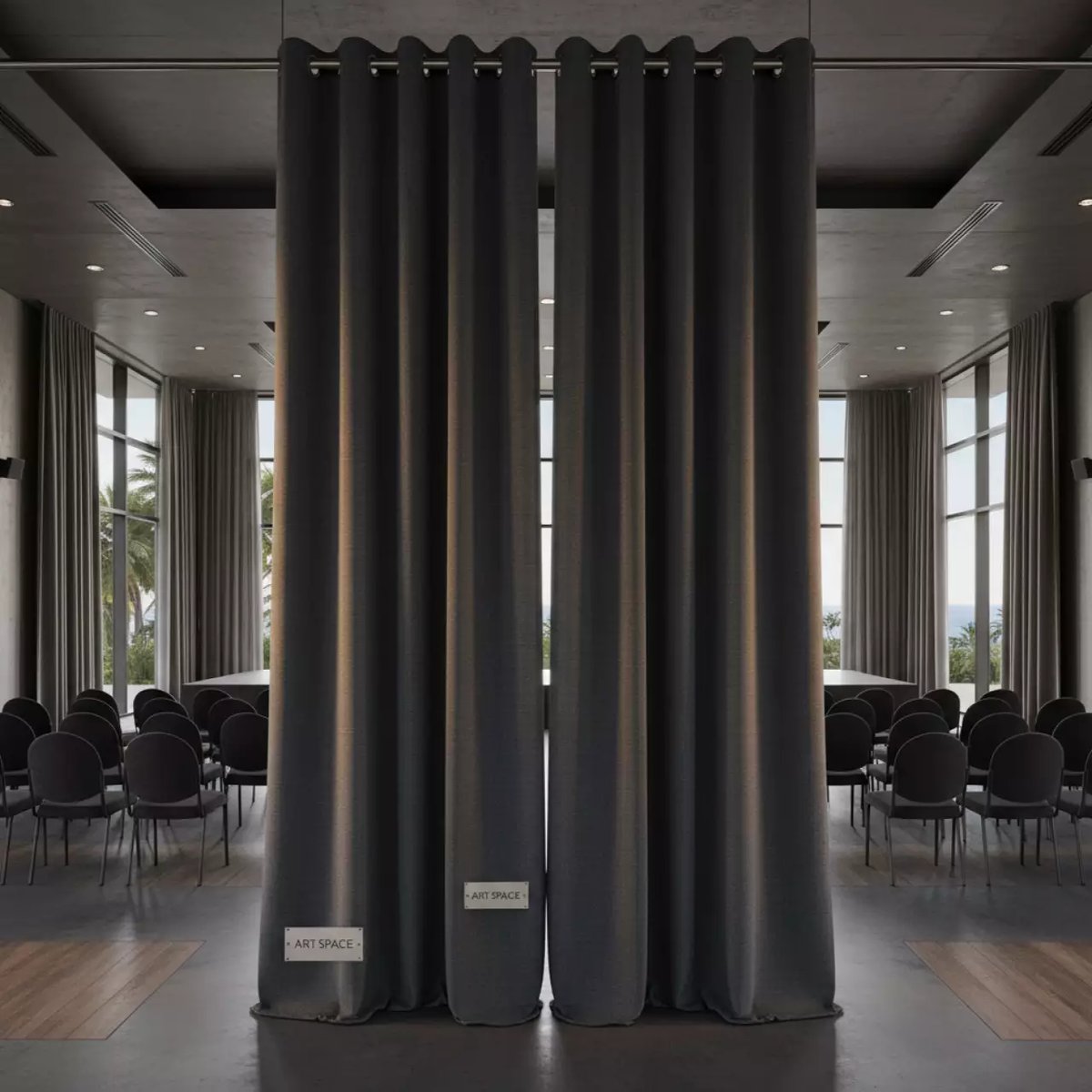 Аренда Штор для зонирования для конференций в санатории «Сочи» — ART SPACE