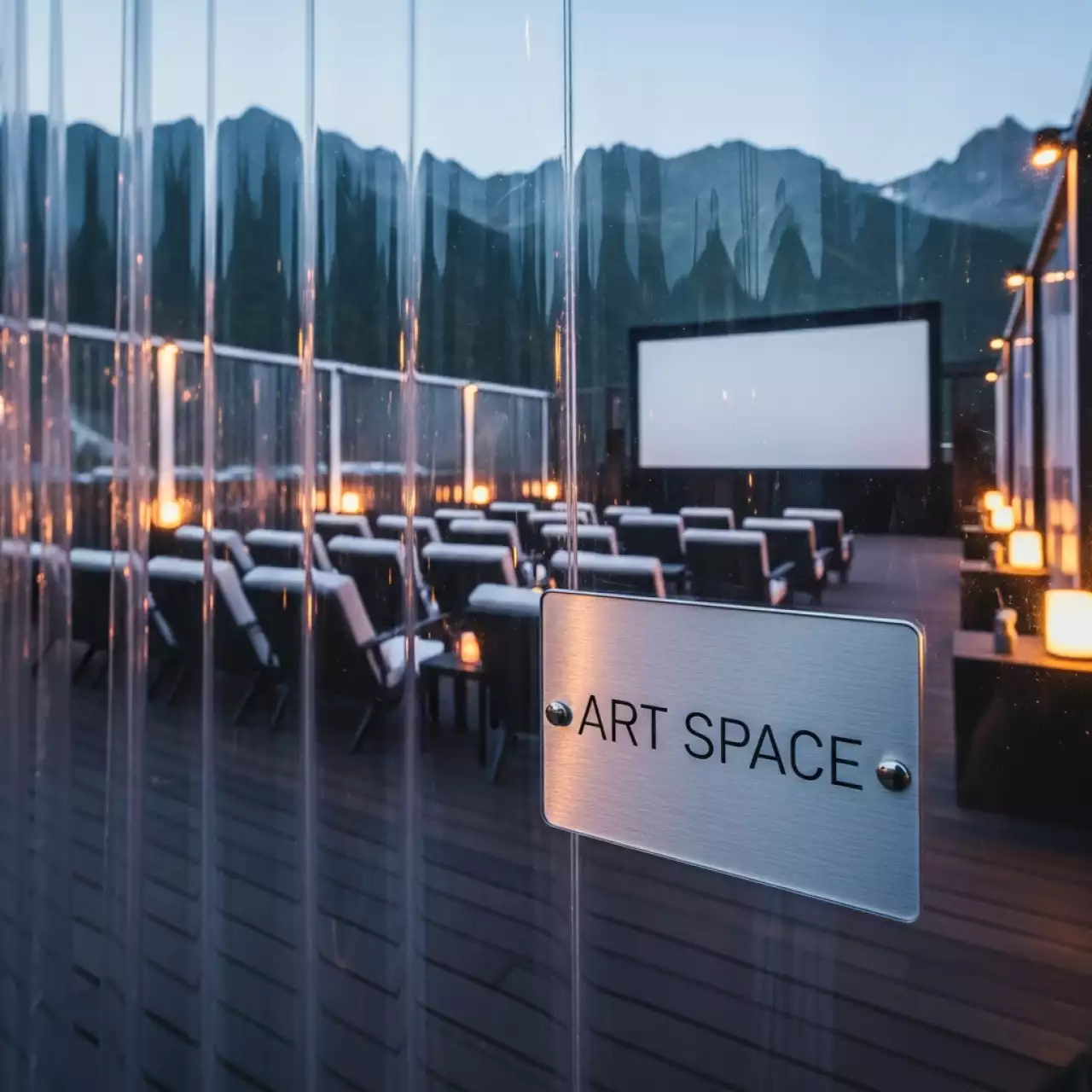 Аренда Шторы мягкие ПВХ в Radisson Hotel Rosa Khutor — ART SPACE