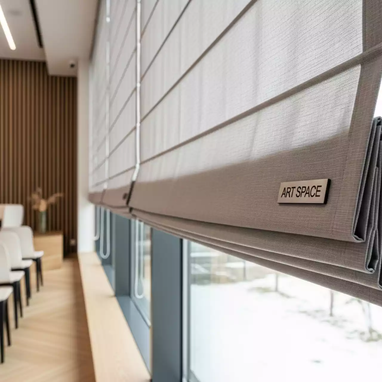 Аренда Шторы римские в этно-парке «Моя Россия» — ART SPACE