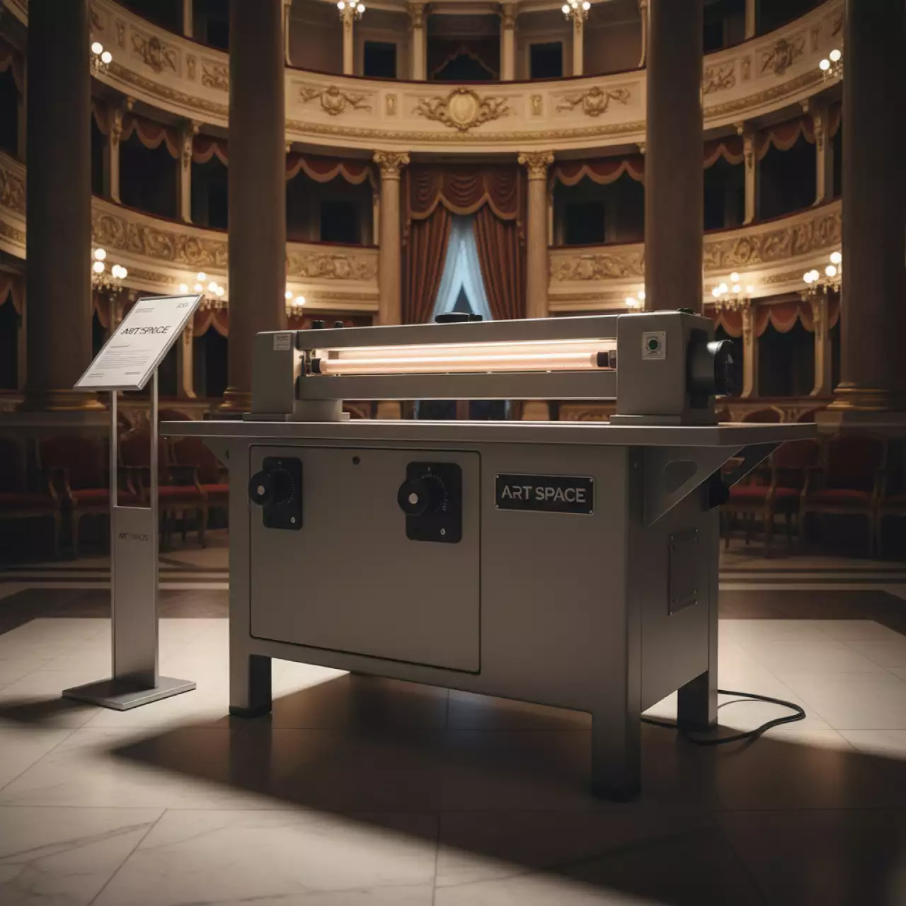 Аренда Штриховальная машина Bulros 500C в Зимнем театре — ART SPACE