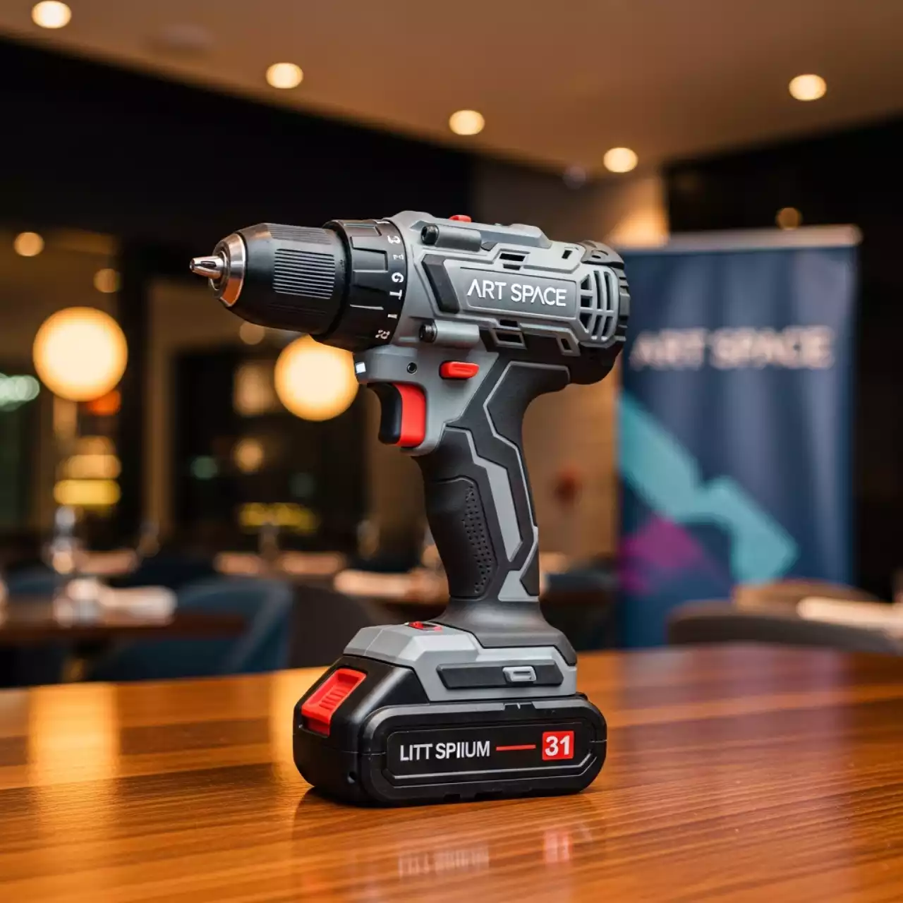 Аренда Шуруповерт аккумуляторный CROWN CT 21072HQX 2 в ресторане «La Terrazza» — ART SPACE