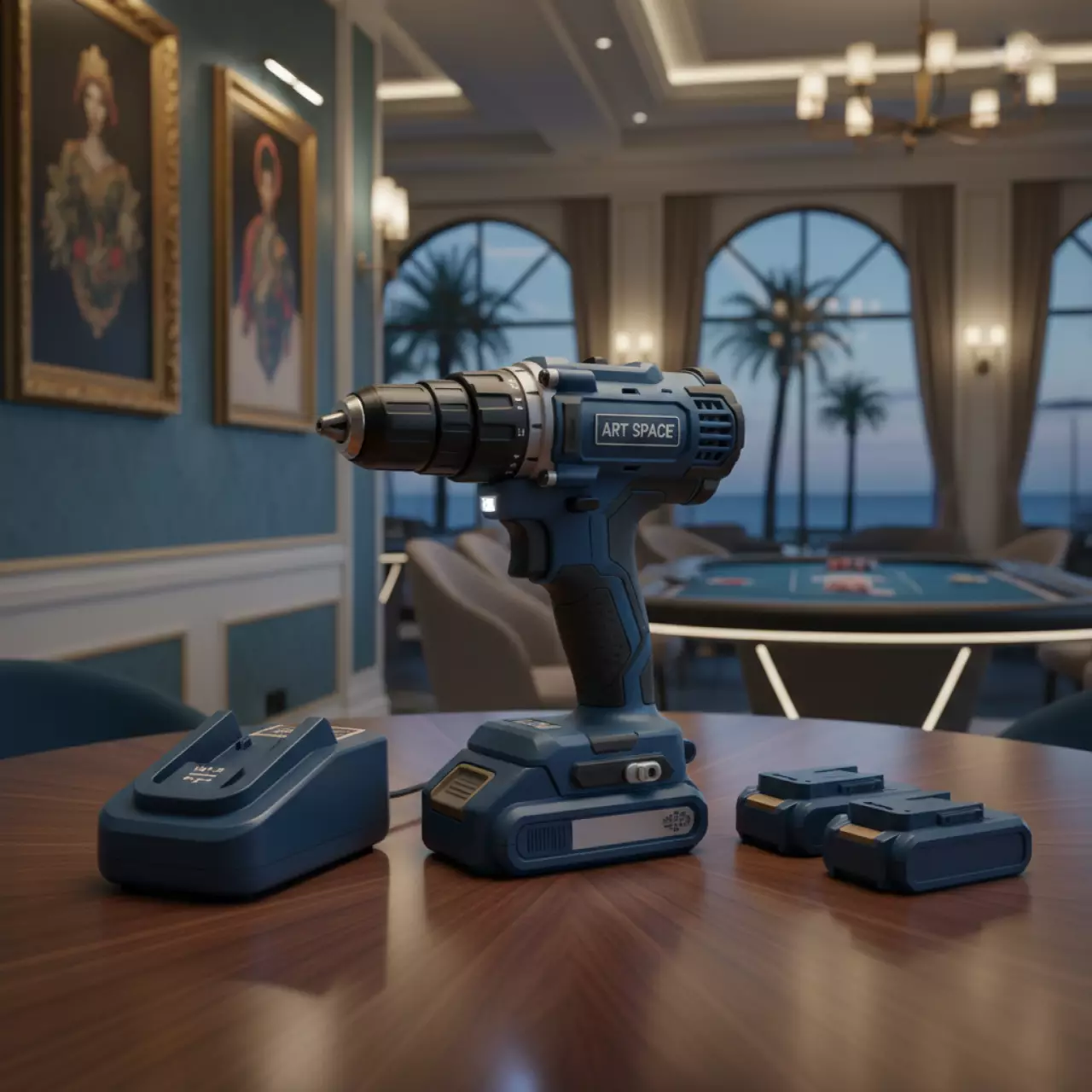 Аренда Шуруповерт аккумуляторный Makita DDF 453RFE в ресторане «La Terrazza» — ART SPACE