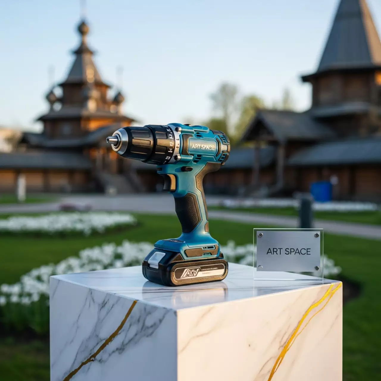 Аренда Шуруповерт аккумуляторный Makita DF333DWAE в этно-парке «Моя Россия» — ART SPACE