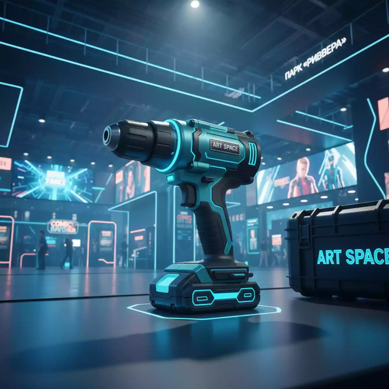 Аренда Шуруповерт аккумуляторный ударный Makita HP333DWAE в парке «Ривьера» — ART SPACE