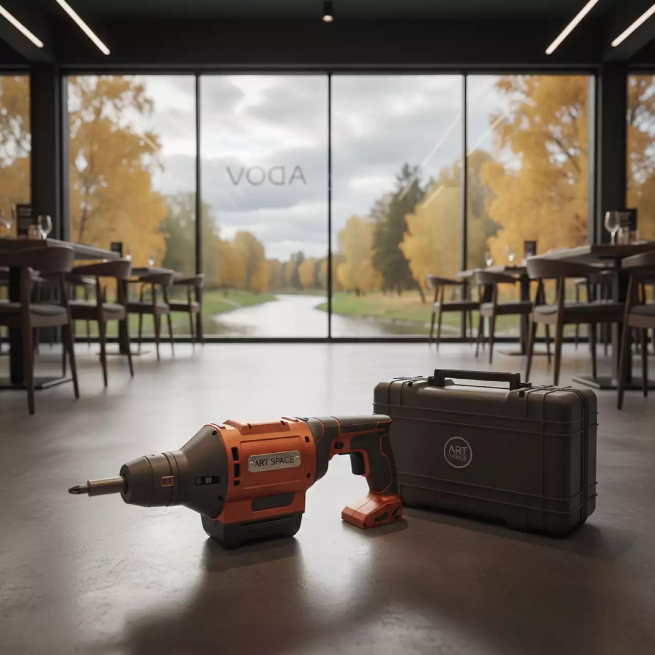 Аренда Шуруповерт электрический сетевой в ресторане «Voda» — ART SPACE