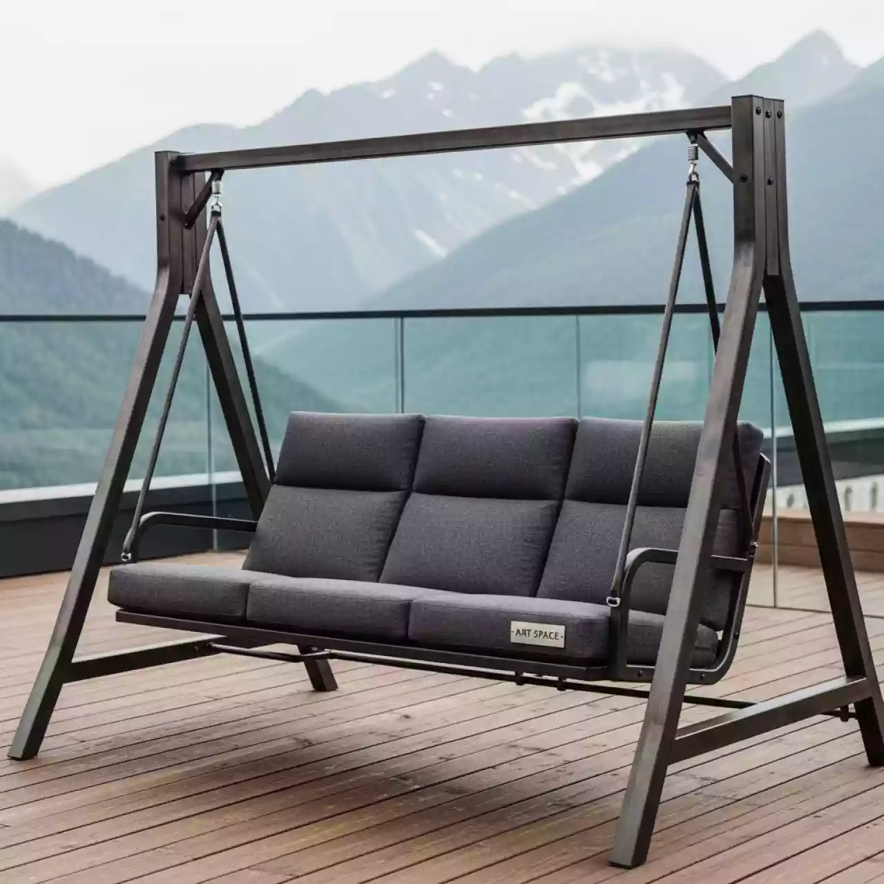 Аренда Сиденье для садовых качелей Gloria трехместное в Golden Tulip Rosa Khutor — ART SPACE