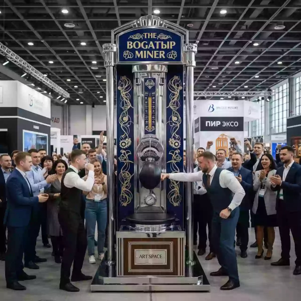 Аренда Силомер аттракцион минер богатырский в Bridge Resort — ART SPACE