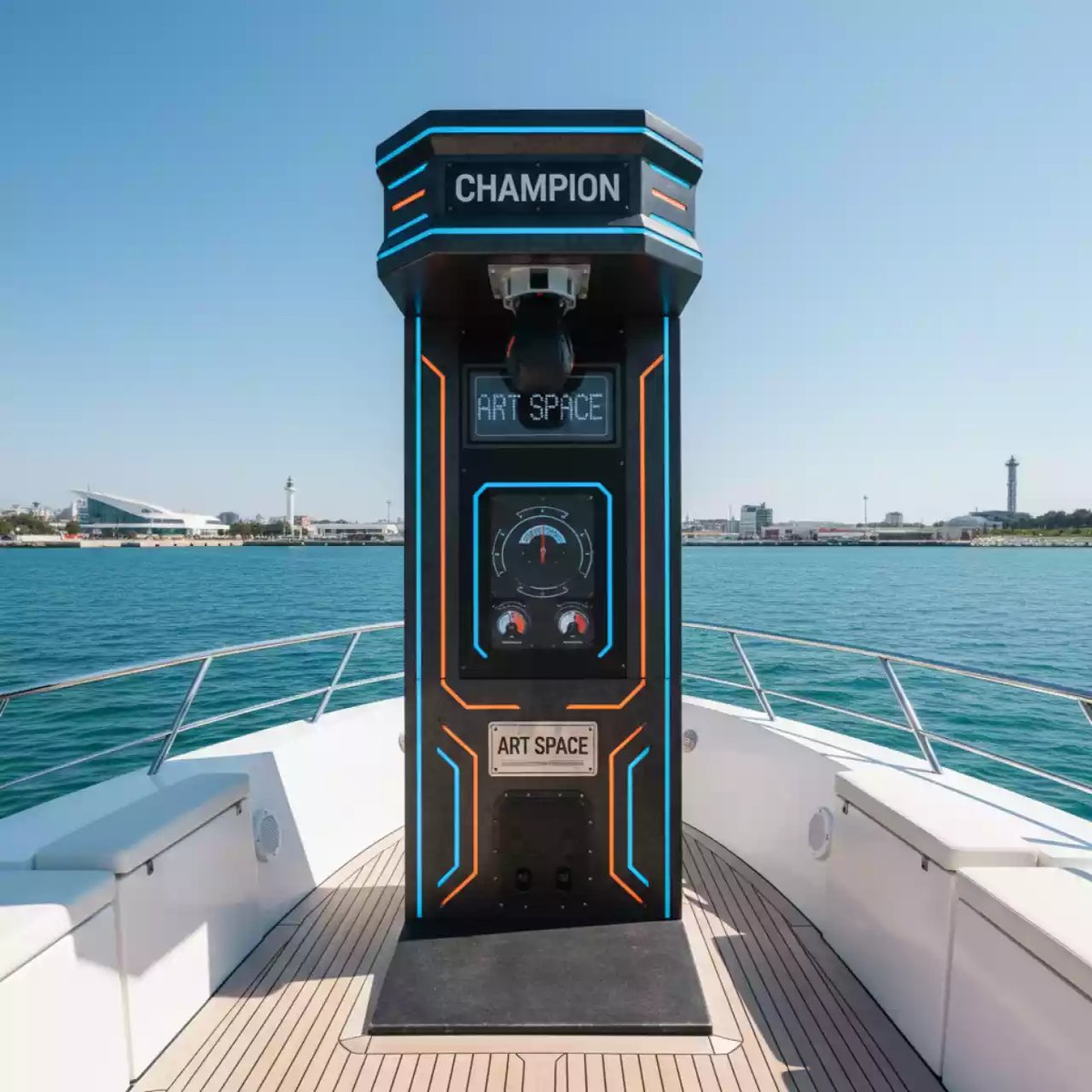 Аренда Силомер боксер чемпион на VIP теплоходе (Морпорт Сочи) — ART SPACE