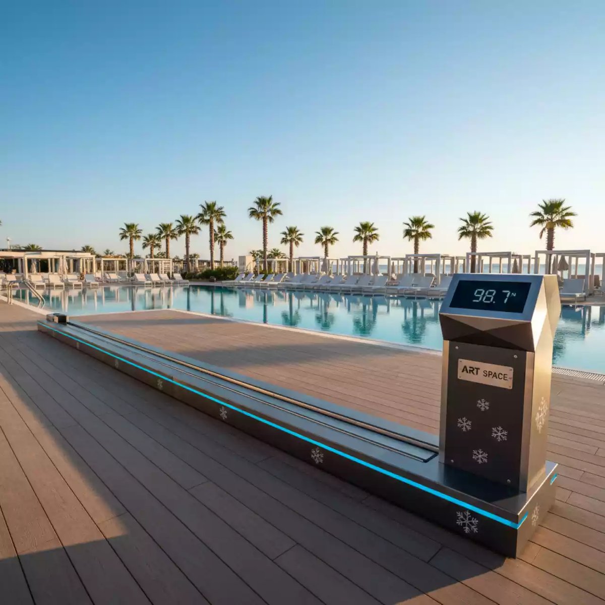 Аренда Силомер горизонтальный новогодний в пляжном комплексе VinoGrad — ART SPACE