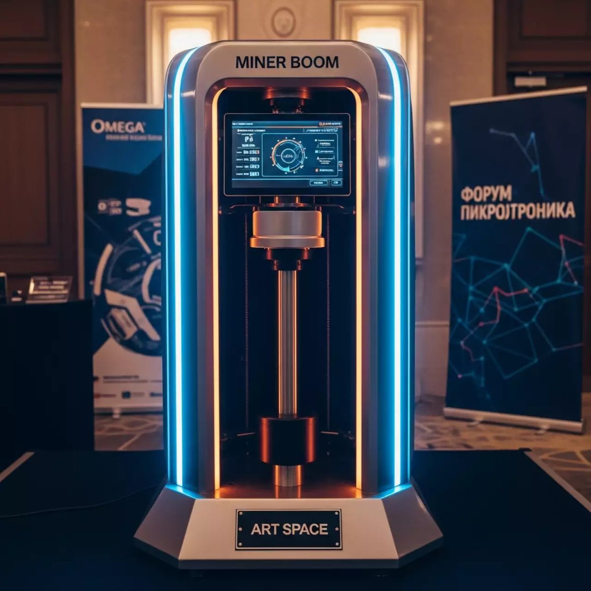 Аренда Силомер Минер бум машина в Omega Sirius — ART SPACE