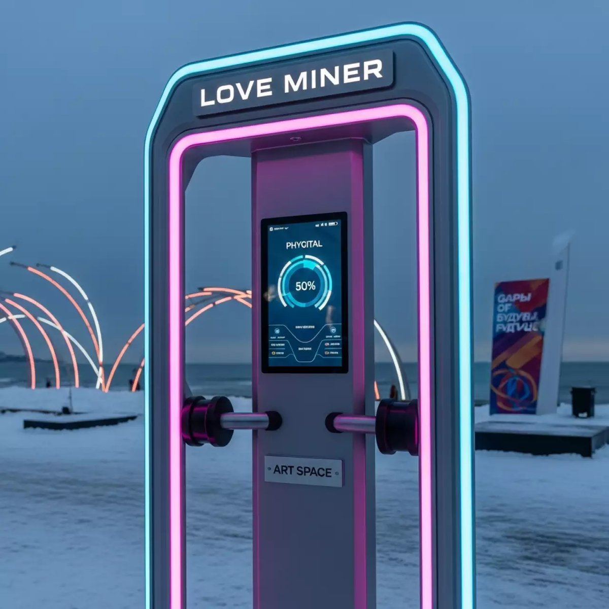 Аренда Силомер минер Любовь на пляже «Ривьера» — ART SPACE