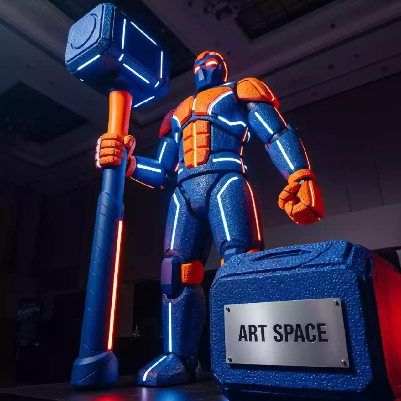 Аренда Силомер молотобоец новогодний в Radisson Blu Resort & Congress Centre — ART SPACE