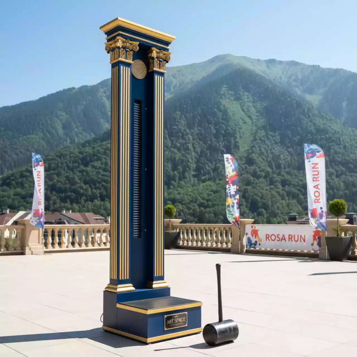 Аренда Силомер ярмарочный аттракцион в Radisson Hotel Rosa Khutor — ART SPACE