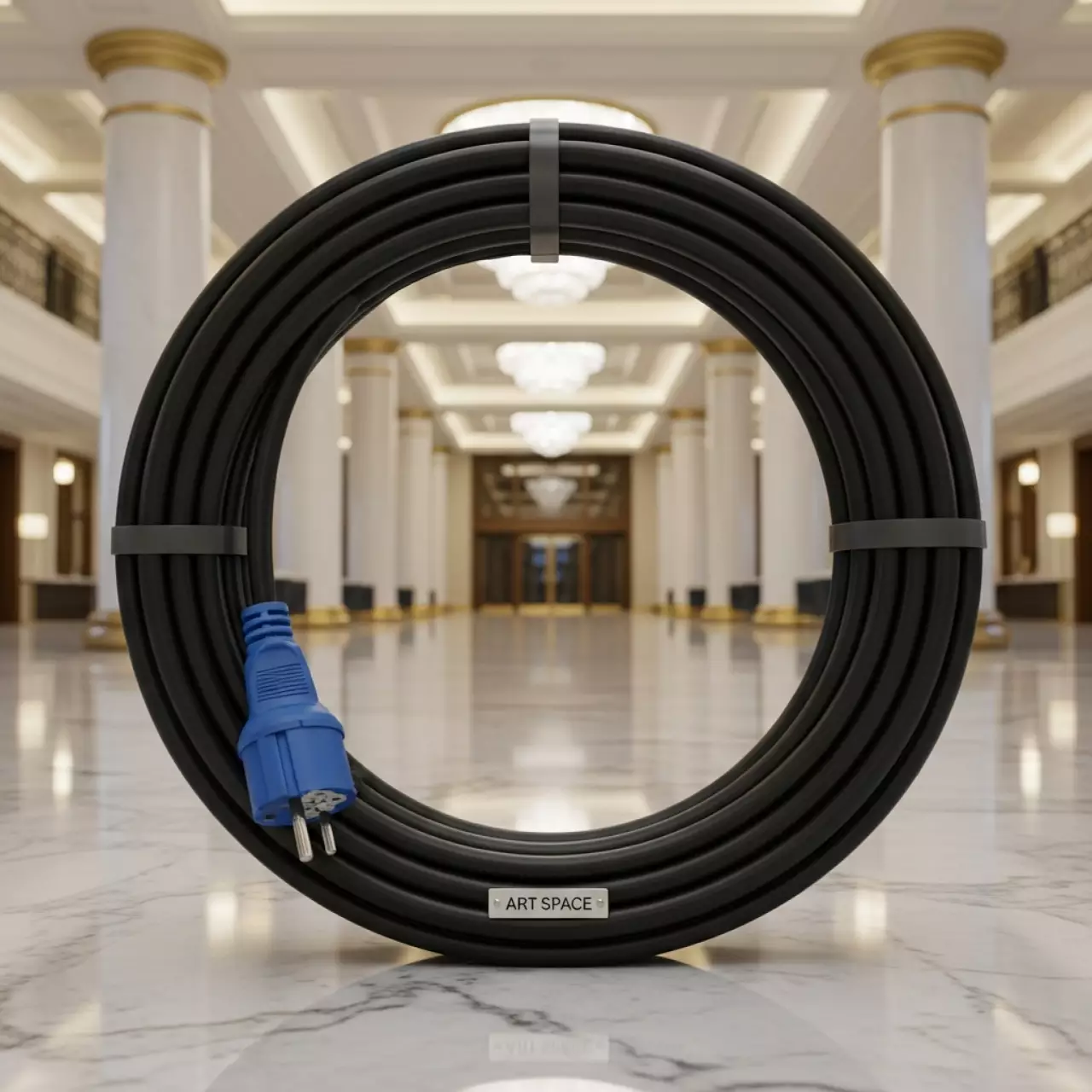 Аренда Силовой кабель 220 В 32 А 15 м в Сочи Парк Отеле — ART SPACE