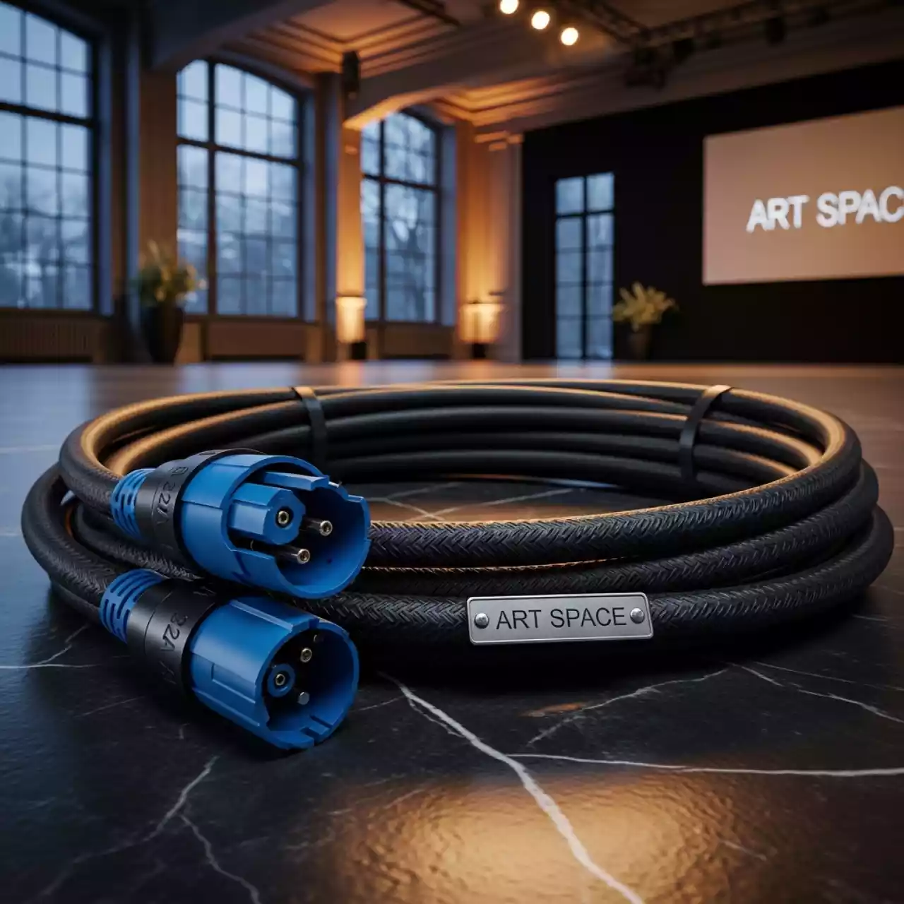 Аренда Силовой кабель 32 А 220 В 5 м в лофте «Студия 21» — ART SPACE