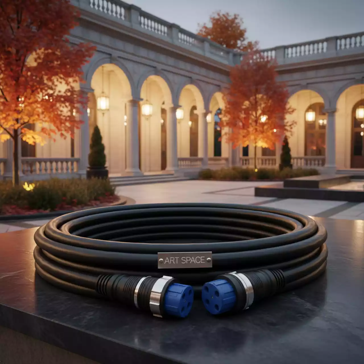 Аренда Силовой кабель 380 В CEE 63 А 5P 32 А 5P IP67 30 м в Alpha Sirius — ART SPACE