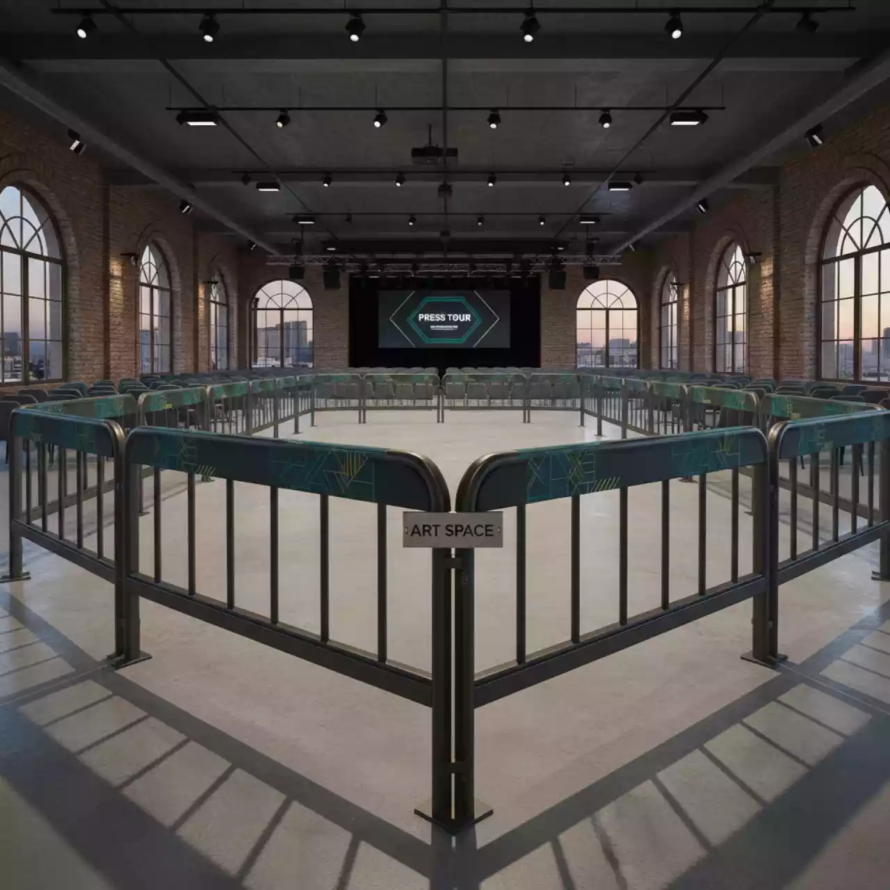 Аренда Силовые барьеры Mojo в конгресс-холле отеля Жемчужина — ART SPACE
