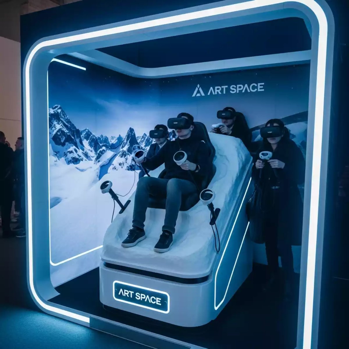 Аренда Симулятор лыж VR в отеле «Богатырь» — ART SPACE