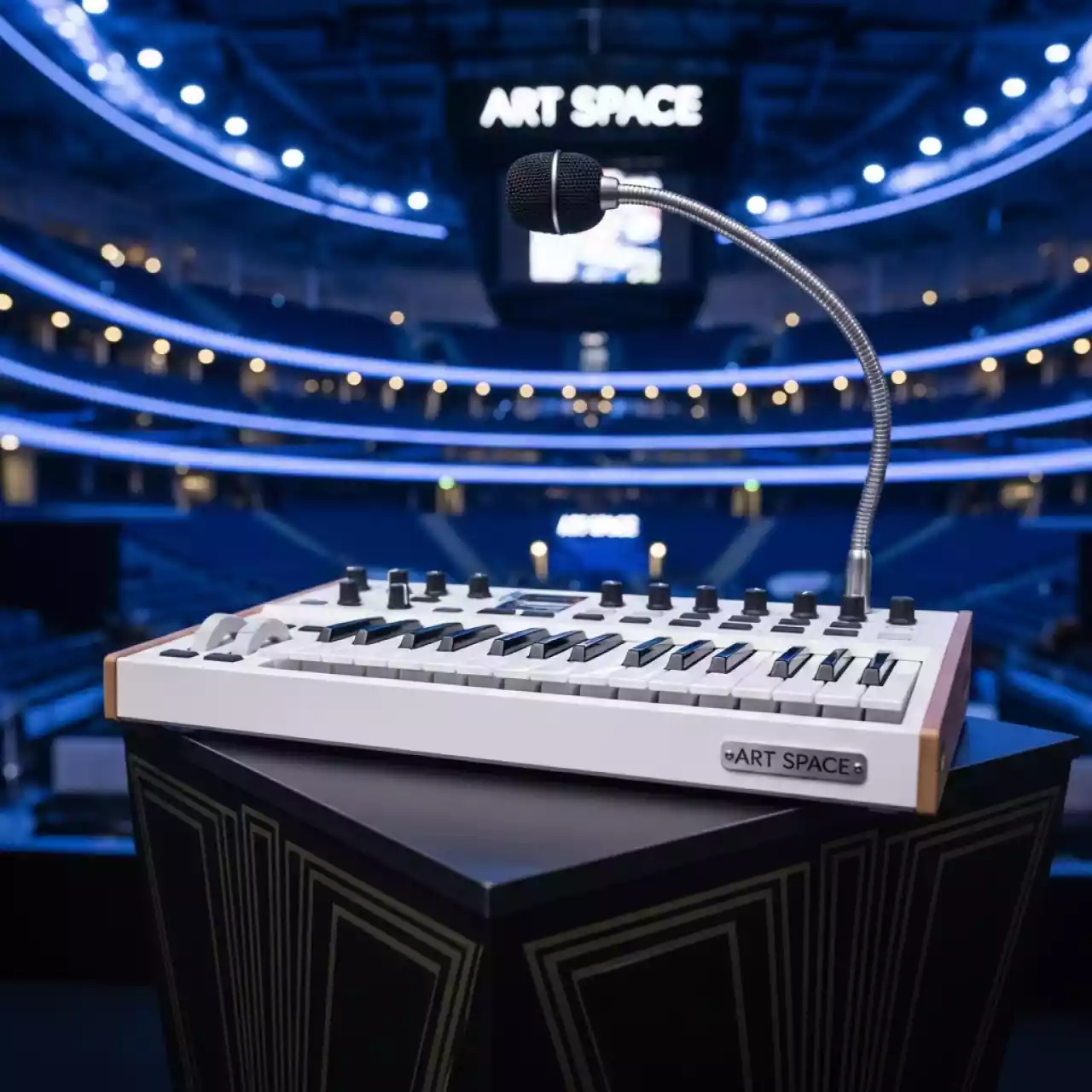 Аренда Синтезатор Arturia MiniFreak Vocoder White в ледовой арене «Шайба» — ART SPACE