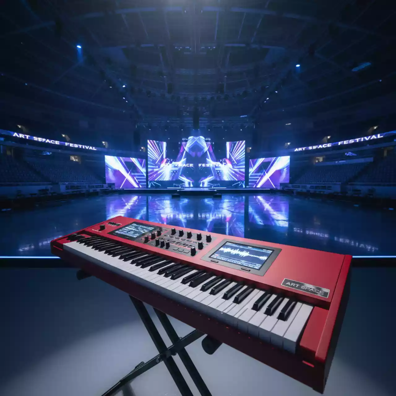 Аренда Синтезатор Nord Stage 3 88 флагманский в ледовом дворце «Большой» — ART SPACE