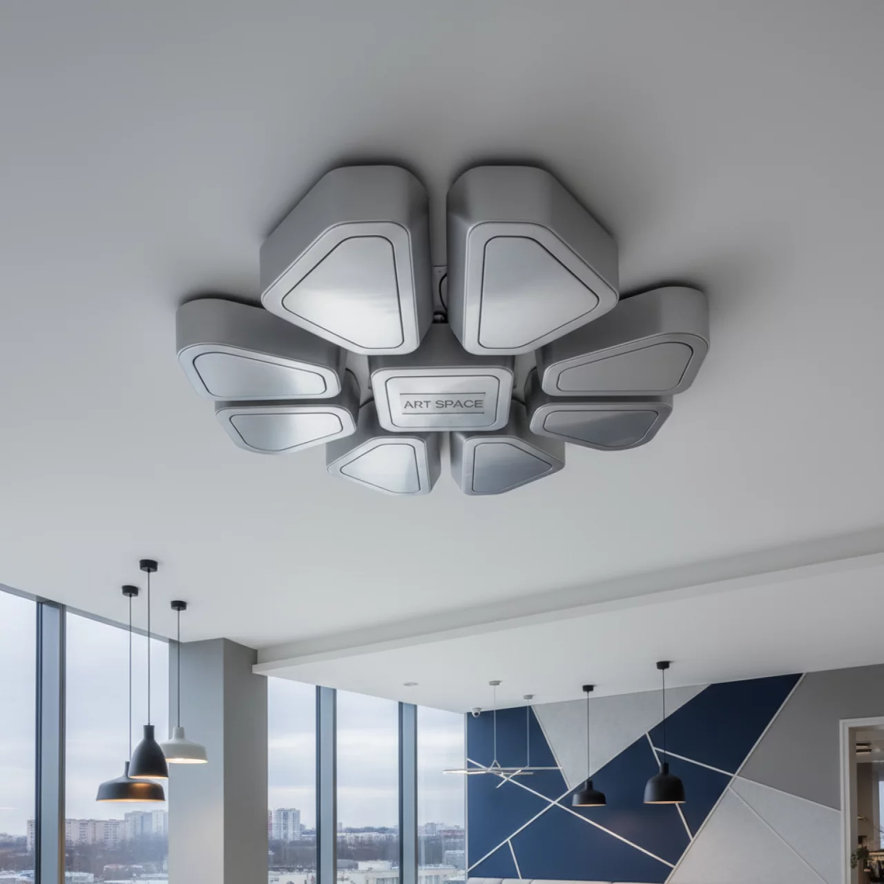 Аренда Система электроснабжения потолочная KM ES 02 для кабинетов физики 6 1 модуль в ресторане «Баран-Рапан» — ART SPACE