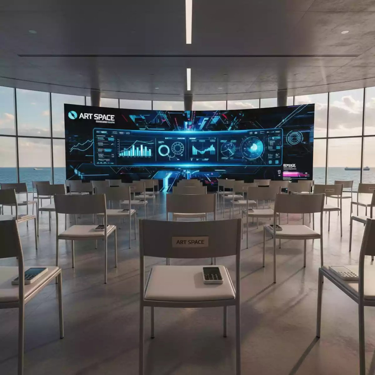 Аренда Система голосования для конференций в зале «Чайка» (Морпорт) — ART SPACE