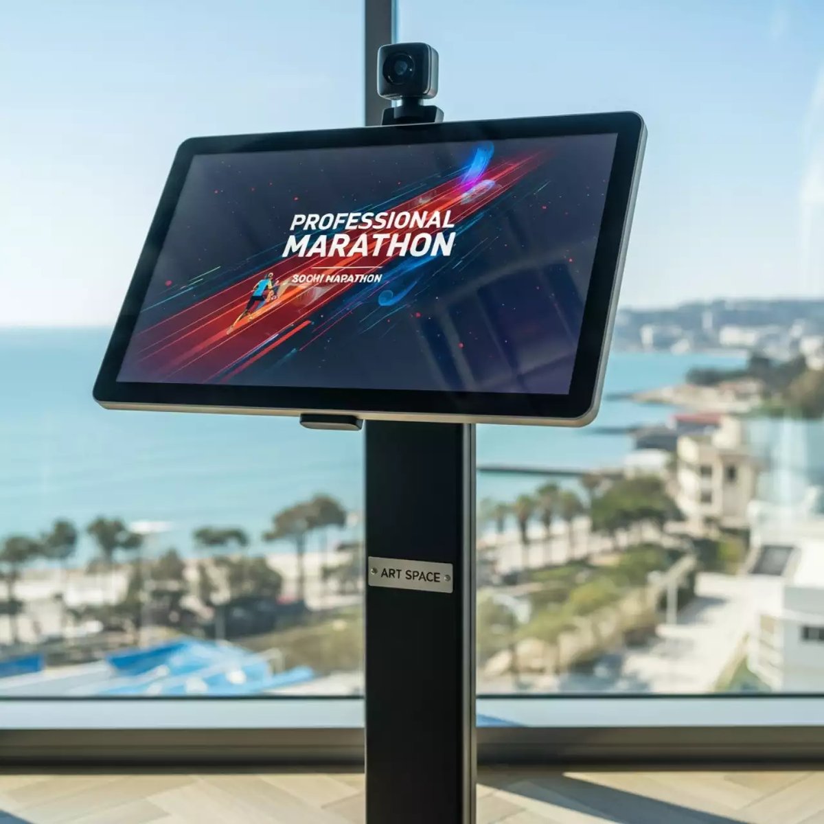 Аренда Система интерактивная AnTouch ANTB 94s 10i USTF мобильная стойка BASE DSM в ресторане «D.O.M» — ART SPACE