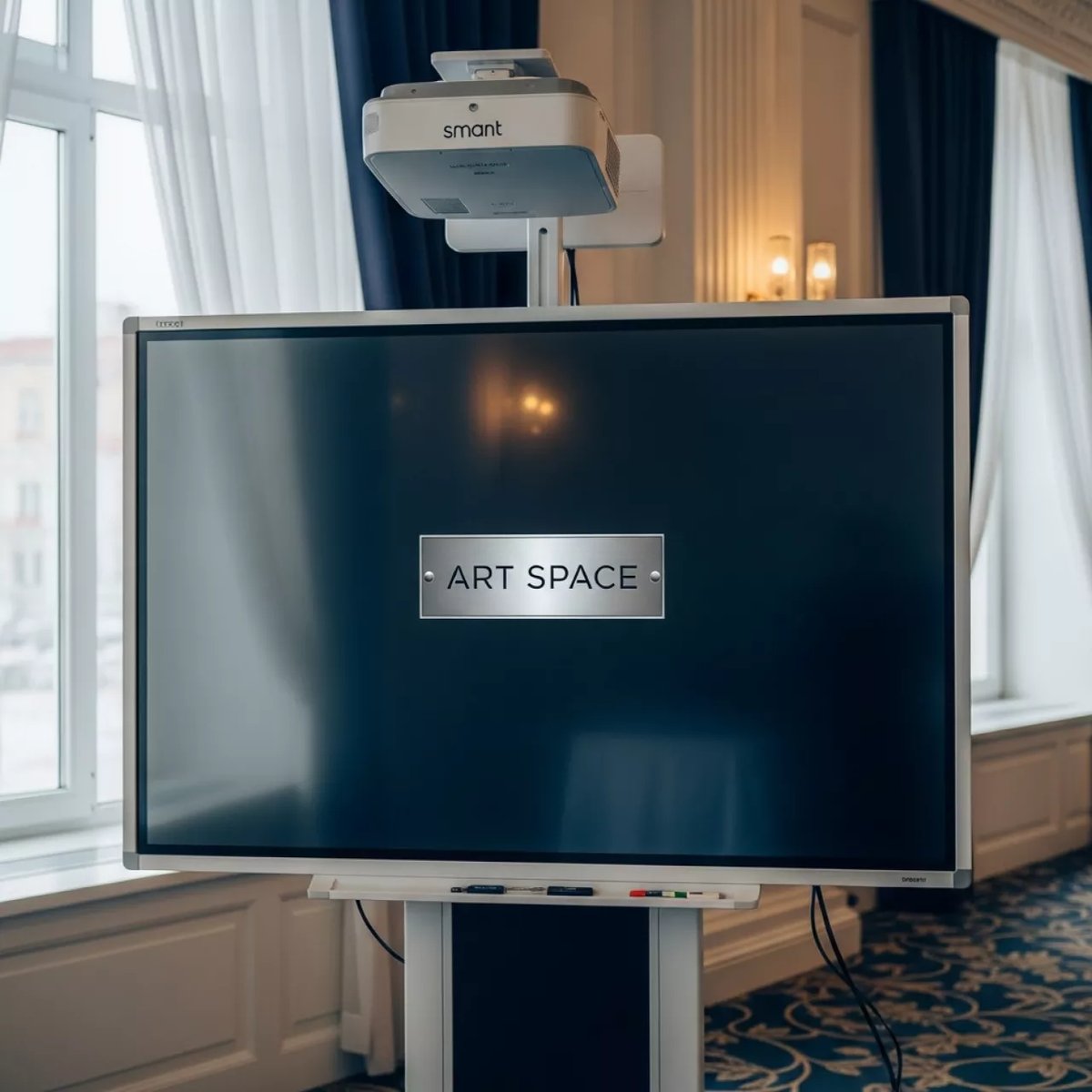 Аренда Система интерактивная SMART Board SBM680iv3 с проектором SMART UF70 в Imeretinskiy Hotel — ART SPACE