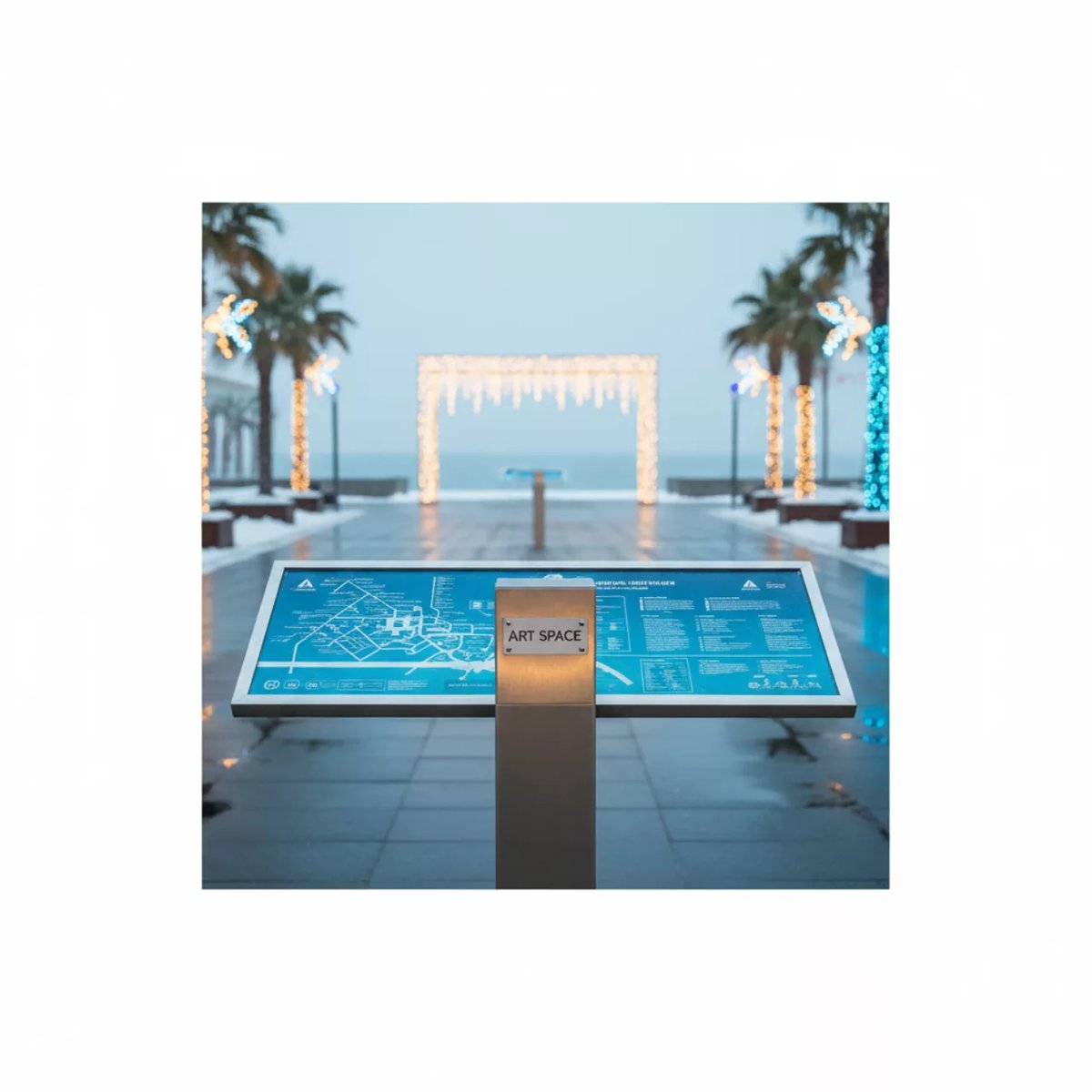 Аренда Система маркерная рельсовая Алма Базис 4000х1500 мм на Имеретинской набережной — ART SPACE