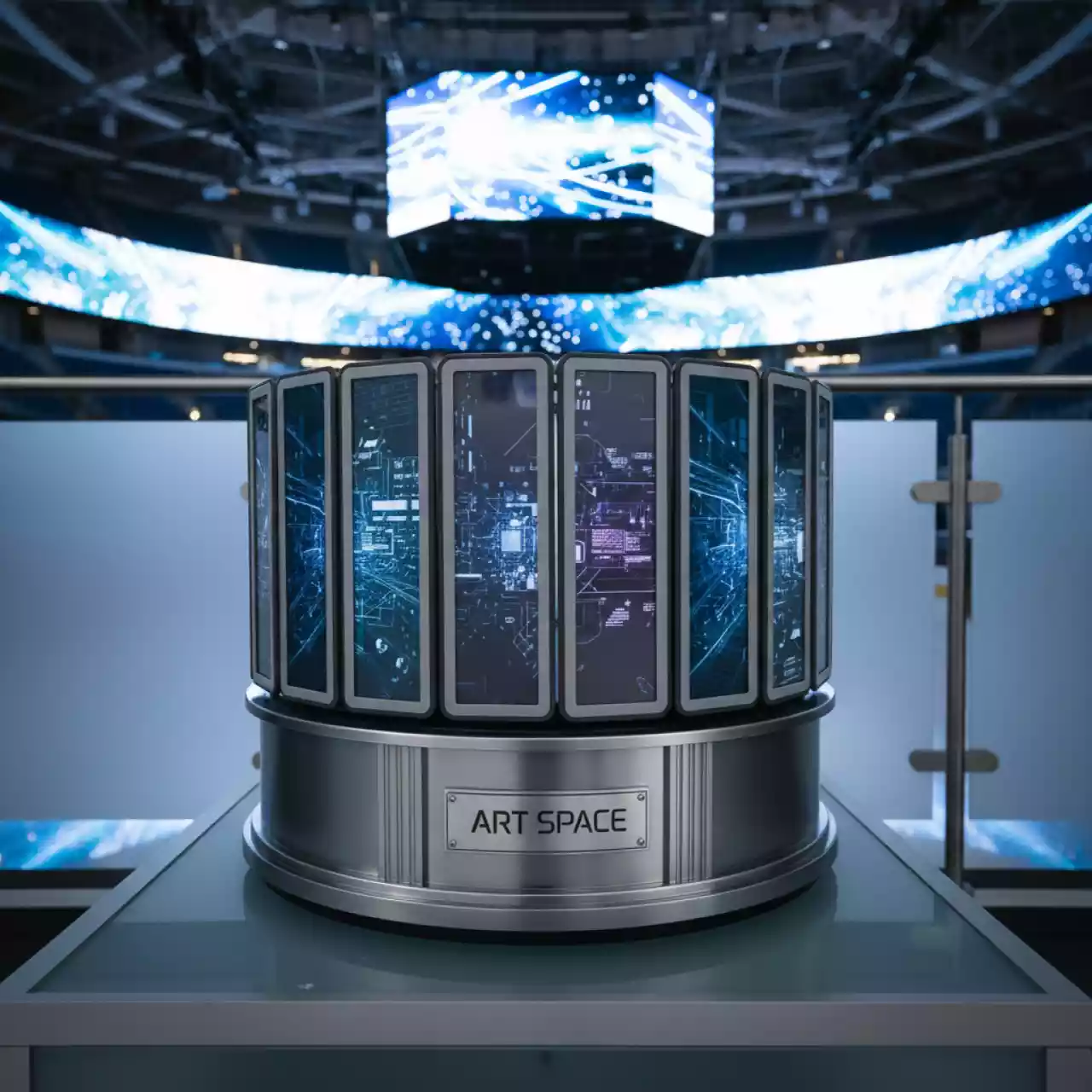 Аренда Система настольная вращающаяся ProMega Office A5 серая в ледовом дворце «Большой» — ART SPACE