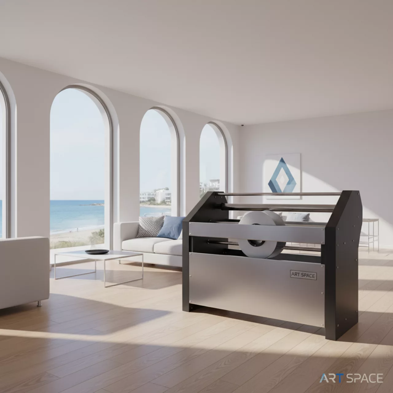 Аренда Система подмотки автоматической Roland SD 64 для плоттеров в пляжном комплексе VinoGrad — ART SPACE