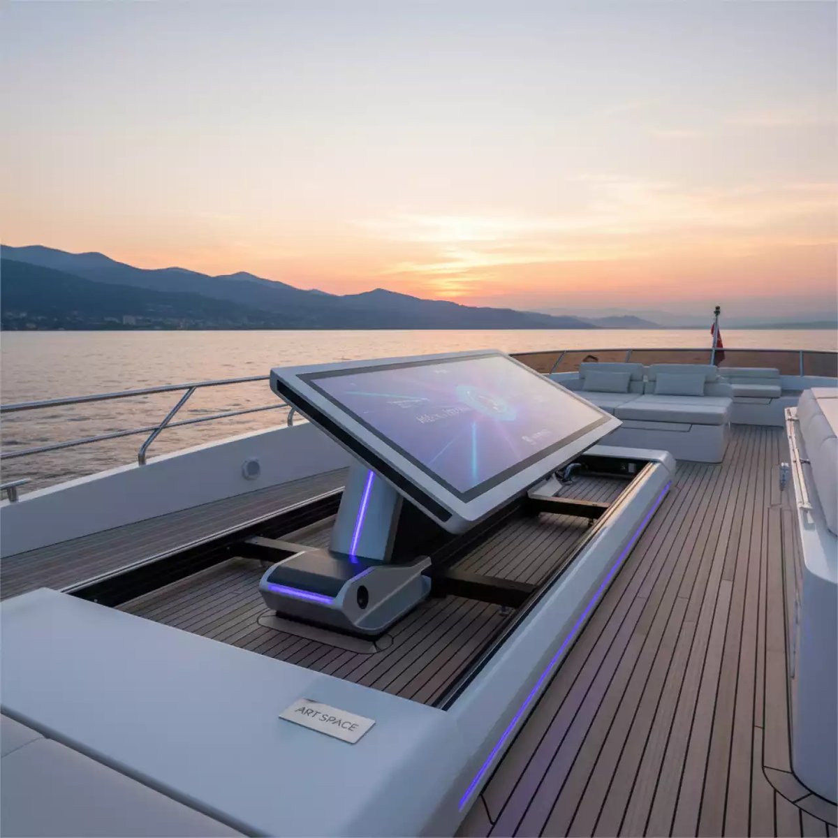 Аренда Система рельсовая AnTouch ANTPBoard 75 20i 75 на VIP-яхте (Имеретинский порт) — ART SPACE