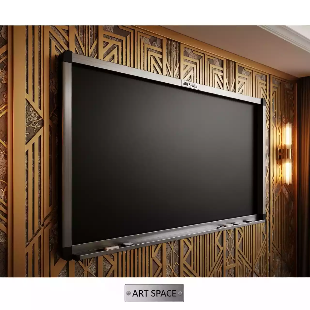 Аренда Система рельсовая меловая Алма серии Базис 3000х1200 мм в ресторане «La Terrazza» — ART SPACE